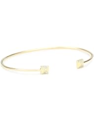 Zoe Chicco "Spikes" 14k White Diamond Spike Cuff Bracelet