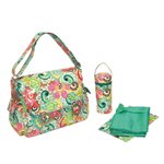 Kalencom - Coated Double Buckle Bag - Paradise - White