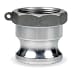 Industrial Grade 3LX09 Adapter, Male, 1 1/2 In