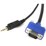 STARTECH.COM 6FT COAX SVGA MONITOR CABLE M/M W/BUILT-IN AUDIO (Retail)