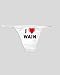 White Thong with I Love Wain