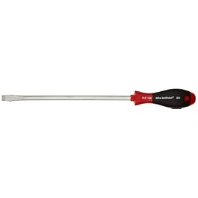 Wiha 30236 Slotted Screwdriver with SoftFinish Handle, 12.0 x 250mm