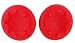 Silicone Grip Analogue Cap for PS2 PS3 XBOX 360 Wireless Controller (Red)