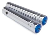 Roadpro 2.25 Chrome Toggle Switch Extension With Crystal Jewel-Blue 2-pack Peterbilt - Roadpro RP2881