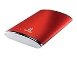 Iomega eGo Portable - Hard drive - 320 GB - external - 2.5 - Hi-Speed USB - 5400 rpm - buffer: 8 MB - red