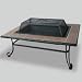 Rectangular Firepit With Ceramic Tile