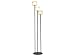 Kenroy Home Matrielle 72 Inch 3 Light Torchiere In Oil Rubbed Bronze Finish With Amber Scavo Glass Shades