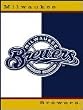 MLB Baseball All-Star Blanket/Throw Milwaukee Brewers - Team Sports Fan Shop Merchandise