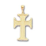 10k Cross Pendant