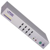 4 way auto PS2 KVM Switch with PS2 emulation + Audio
