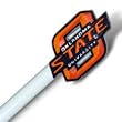 NCAA Oklahoma State Cowboys - Drapery/Curtain Finials Rod Set