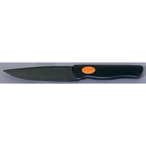 4 Chef's Fruit Knife: Black Handle Black Ceramic Blade Knives by 