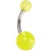 BELLY - 7/16 SHIMMERING GOLD Banana Belly Ring