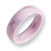 Ceramic Pink Faceted 6mm Polished Band CER18-6.5