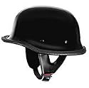 German Helmets - DOT German Motorcycle Helmet 115 Black