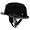 German Helmets - DOT German Motorcycle Helmet 115 Black