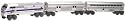 Whittle Shortline RR - Amtrak Three Car Superliner Train Set
