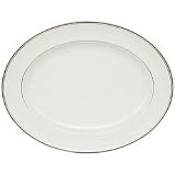 Kilbarry Platinum Oval Platter, 15.25 inch
