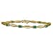1.50ctw. Oval Emerald and Diamond Bracelet