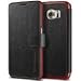Galaxy S6 Case, Verus [Layered Dandy][Black] - [Premium Leather Wallet][Slim Fit] For Samsung Galaxy S6