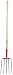 Union Tools 74113 Manure Forks, Head Width: 9 in, Handle Length: 48 in