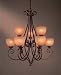 Minka Lavery Lights 729-355 9LT Chandelier - Bronze Caspian Transitional chandeliers