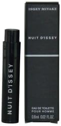 L'EAU D'ISSEY POUR HOMME NUIT by Issey Miyake EDT SPRAY VIAL ON CARD for MEN (Package Of 3)
