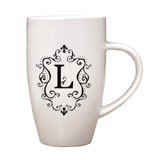 Regal Monogram Tapered Coffee Mug - L