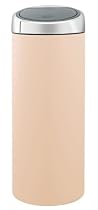 Brabantia Touch Bin, Almond, 30 Litre