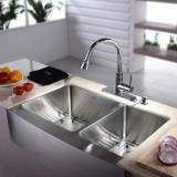 Kraus KHF203-33-KPF2220-KSD30CH 33 inch Soap Dispenser