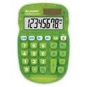 Sharp Electronics ELS20BGR Translucent 3 key memory Youth Calculator-Green