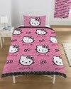 Zap Hello Kitty Polka Dot Duvet Set, Single