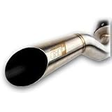 06-07 SUZUKI GSXR600: JARDINE GP-1 STAINLESS STEEL SLIP-ON EXHAUST WITH MUFFLER (LARGE) (SILVER)