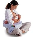 My Brest Friend Breastfeeding Pillow Blue/White Stripe