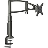 OmniMount Black Double-Arm Desktop Monitor Mount For Up To 26