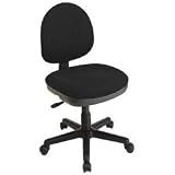 Contemporary Swivel Chair (Black) (42 H x 22.25 W x 24.5 D)