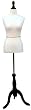 New White Female Dress Form Size 2-4 Small 34 29 24 