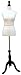 New White Female Dress Form Size 2-4 Small 34" 29" 24"
