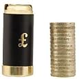 POUND COIN HOLDER (Gold & Leather Look-a-Like)'
