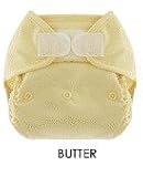 Blueberry Diaper Coveralls - Hook/Loop - Butter Yellow