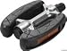 Dimension Curved Cruiser Pedal with Grip and Reflectors