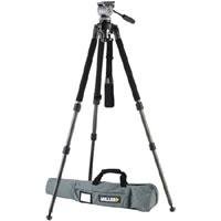 Miller Solo DV Alloy System, DS-20 Fluid Head with Solo DV 1630 Aluminum Tripod with Soft Case, Supports 22 lbs.