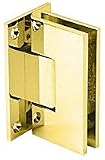 CRL Vienna 037 Series Brass Wall Mount Shower Door Hinge