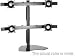Chief Widescreen Quad Monitor Table Stand KTP445S - Stand for 4 LCD displays - silver - screen size: up to 30