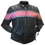 Girls Kids Leather Motorcycle Jacket KJ745 Black/Pink