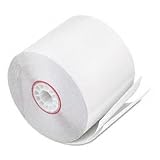 Two-Ply Calculator Receipt Paper, 2-1/4w, 90`l, White, 50/carton