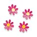 Demdaco Embellish Your Story 14280 Set of 4 Pink Daisy Magnets