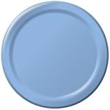 Periwinkly Blue 10 Inch Paper Plates (12 Pack)