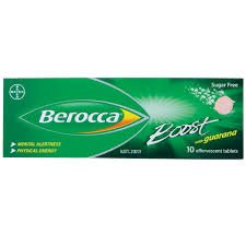 Berocca Boost with guarana Energy Release 10 Tablets (Pack of 4)