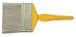 Industrial Grade 1XRH3 Flat Sash Varnish Brush, Gray, 4 In